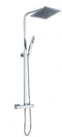 Pure - Monico - Square shower column with diverter and minimal 250mm
