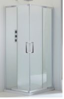 Pure - Standard - Corner entry 6mm clear glass Enclosure