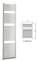 Ercos - Monica / Novella curvo - White towel radiator - 770
