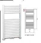 Ercos - Tekno compact - White towel radiator - 1200