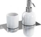 Britton - Standard - Tumbler, Soap Dispenser and Shelf