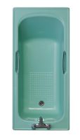  a Discontinued - Granada 5 - TURQUOISE / 2 TAPHOLE TWINGRIP BATH 1500mm x 700mm