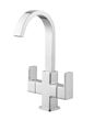 Essential - Storm - Basin mixer with click clack waste