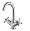 Essential - Star - Basin mixer with click clack waste