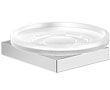 Essential - Urban Square - SQ Soap Dish Holder with Glass Dish
