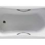 Roca - Becool - Acrylic Double Ended Bath with Chrome Grips