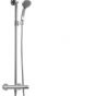 Kohler Bathrooms  - July - Shower column with diverter, 200mm round fixed head