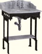 Burlington - Classic - Black Aluminium Wash Stand