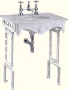 Burlington - Classic - White Aluminium Wash Stand