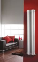 Hudson Reed - Colosseum - Hudsom Reed Vertical- white triple column By Claygate