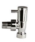 Hudson Reed - Standard - Minimalist Radiator Valve Pack pair of angled By Clayg