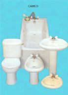  a Discontinued - Armitage Shanks - Cameo Flush Button and Flush Mechanism Kit