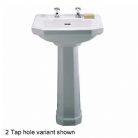 Twyfords - Clarice - Basins and Pedestal by Q4 Bathrooms