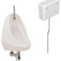 Twyfords - Standard - Exposed flushpipe - 1 urinal