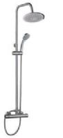Pure - Malia - Round thermostatic bar shower valve with round
