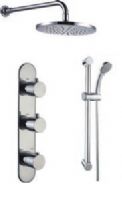 Pure - Albion - Triple concealed thermostatic shower valve with diverter