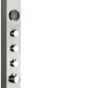 Pure - Tate - Thermostatic shower column with 3 dual function plastic body jets