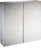 Tavistock - Balance - Single Door Cabinet - Aluminium 440 x 650mm