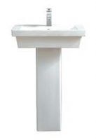 Lecico - Steps - S Type Basin by Smiths with Full Pedestal