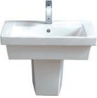 Lecico - Steps - S Type Basin with a Semi-Pedestal