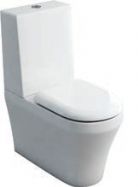 Britton - Fine - Flush to Wall WC with one piece cistern
