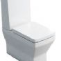 Britton - Cube - Flush to Wall WC - standard cistern lid