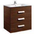 Roca - Debba Standard - 800 Unit & Basin - with 3 soft close drawers