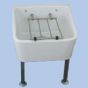 Twyfords - Cleaners - 465 x 400mm with grating & pad