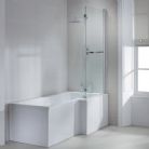 Barwick - Sommer 6 - L Shaped Shower Bath - Bath Screen