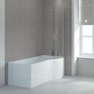 Barwick - Sommer 6 - P Shaped Shower Bath - Panels