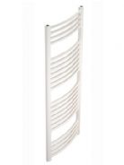 Barwick - Redroom Elan - Towel Warming Radiators Curved White - Height 1200mm