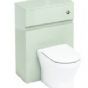 Aqua Cabinets - D300 - WC Unit with Flush Button for Back to Wall WC