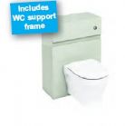 Aqua Cabinets - D300 - WC Unit with Flush Button for Wall Hung WC