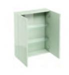 Aqua Cabinets - D300 - Double Door Wall Unit