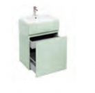 Aqua Cabinets - D450 - 60cm Double Drawer Base Unit