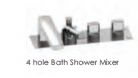 Laufen - City Prime - 4 Hole Bath Shower Mixer