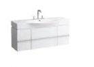 Laufen - Palace - Vanity Unit with Single Drawer and 2 Doors - 119.3(w)x42.5(h)x37.5(d) cm