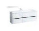 Laufen - Palomba Furniture - Vanity Unit with 4 Drawers - 118.5 x 59 x 47.5 cm