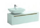 Laufen - Moderna Plus Furniture - 120cm Vanity Unit for Single Basin - Unit With Interior Drawer