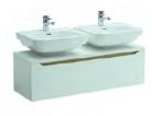Laufen - Moderna Plus Furniture - 120cm Vanity Unit for 2 Basins  - Unit With Interior Drawer
