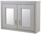 Old London - Stone Grey - 800mm Mirror Cabinet