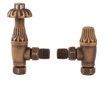 Old London - Standard - Traditional Thermostatic Radiator - Antique Brass