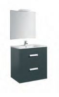 Roca - Debba - Base unit with 2 soft close drawers for vanity basin
