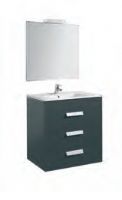 Roca - Debba - Base unit with 3 soft close drawers for vanity basin