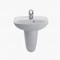 Roca - Laura - Cloakroom basin one tap hole by Roca