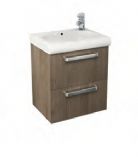 Roca - Meridian-N - Full height base unit with 2 drawers for compact basin