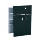 Geberit - Monolith - Washbasin for wall mounted tap with right hand - Left hand drawer