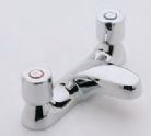 Twyfords - Logics - Chrome plated tap heads (pair)
