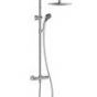 Kohler Bathrooms  - July - Shower column with diverter, 200mm square fixed head