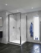 Kohler Bathrooms  - Torsion - In-Swing Enclosure 712 - Geometric Handle - RH door